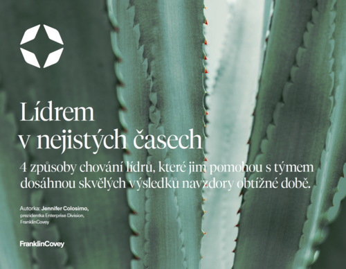 Lídrem v nejistých časech